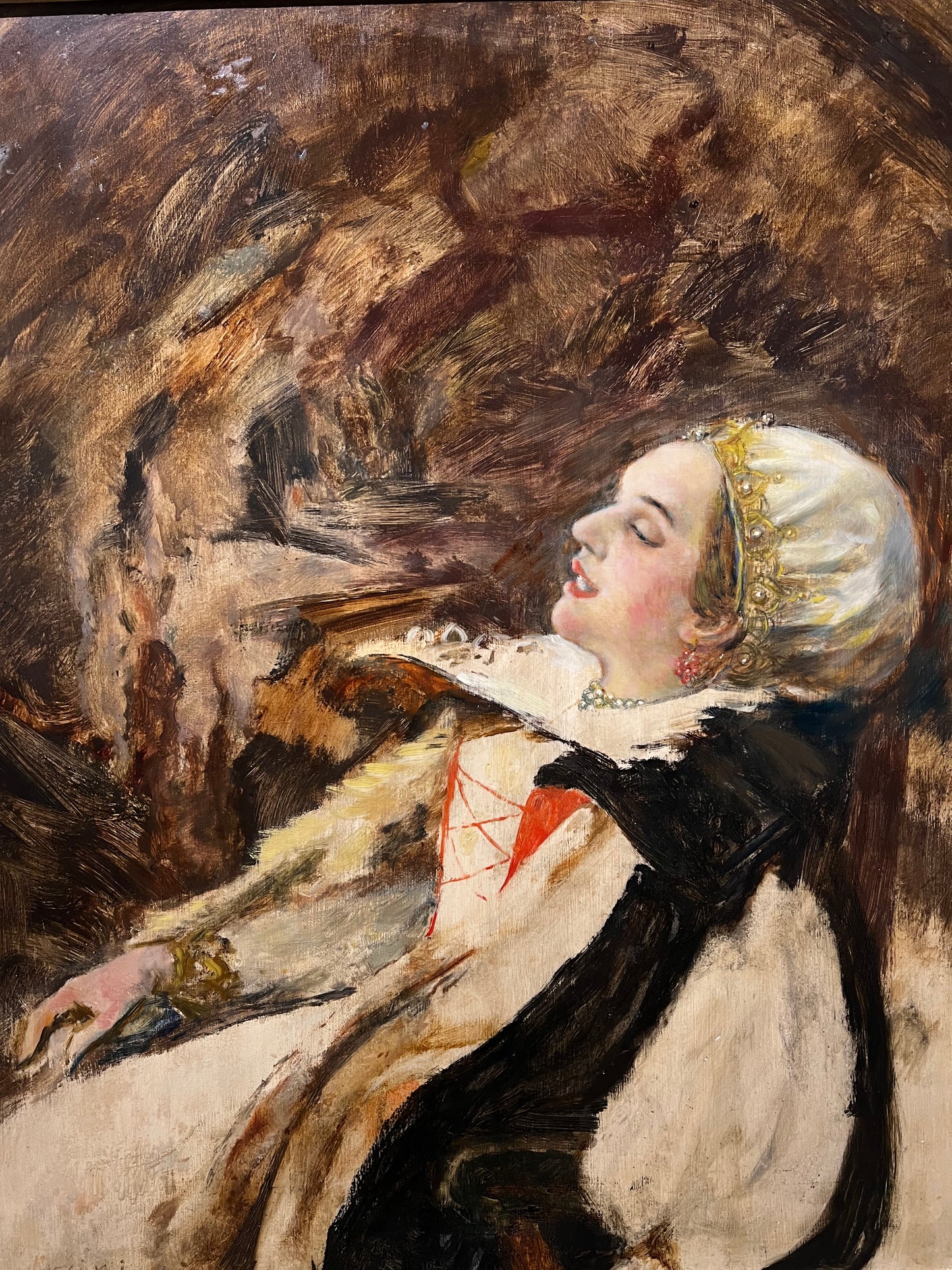 Istvan Csok painting