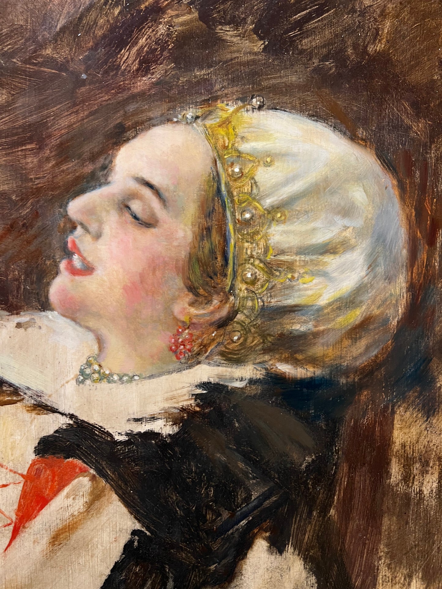Istvan Csok painting