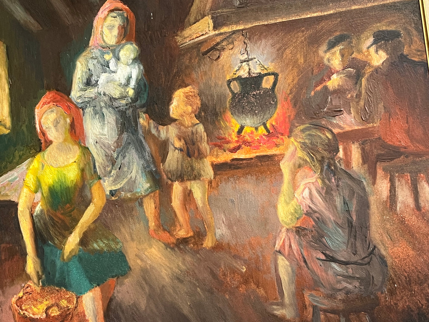 Painting by Xavier Pousa