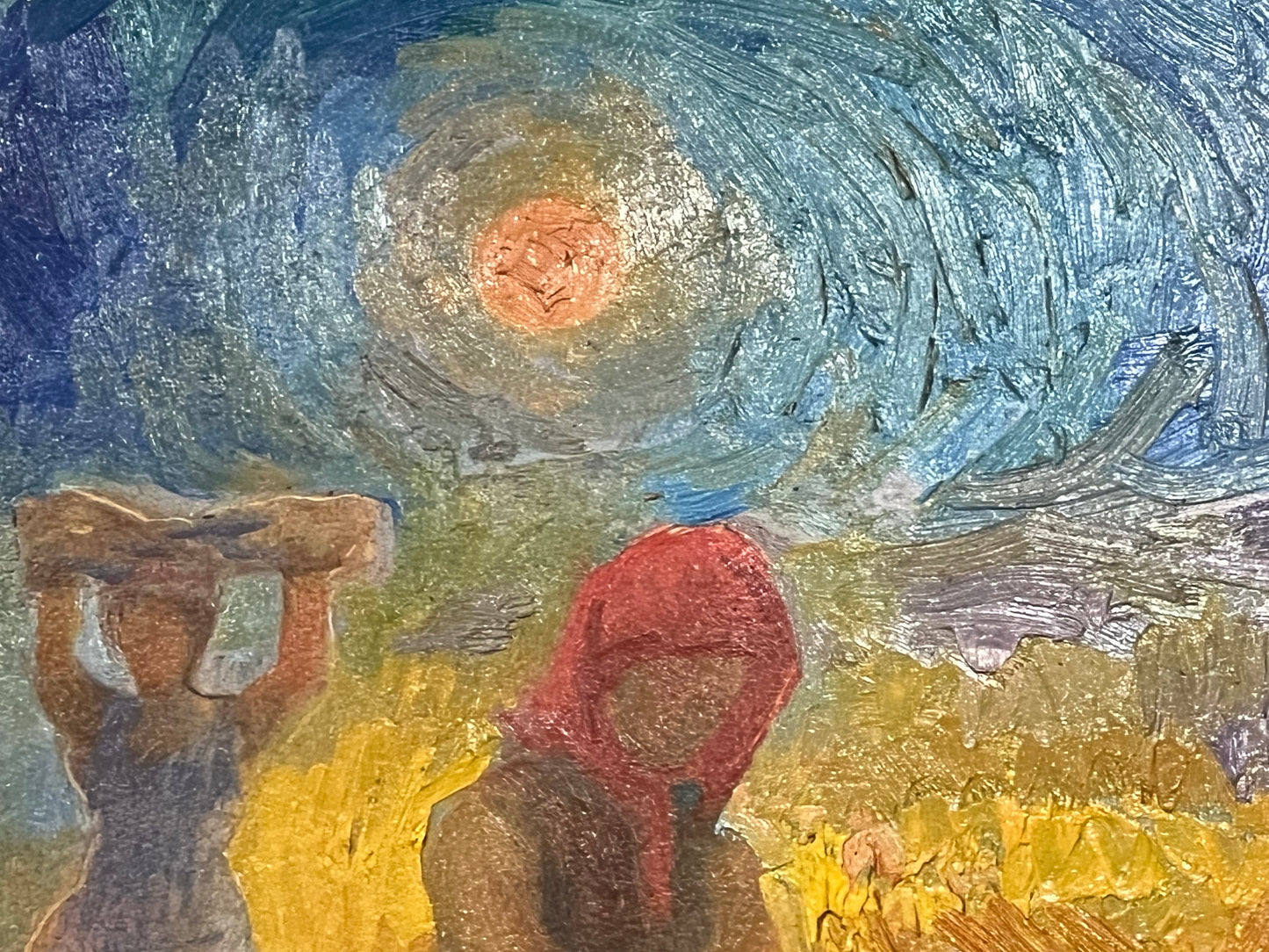 Painting by Xavier Pousa