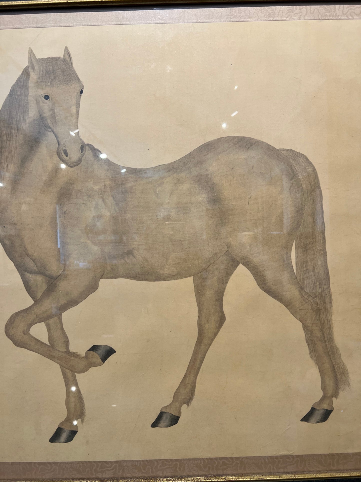 Print by Guiseppe Castiglione