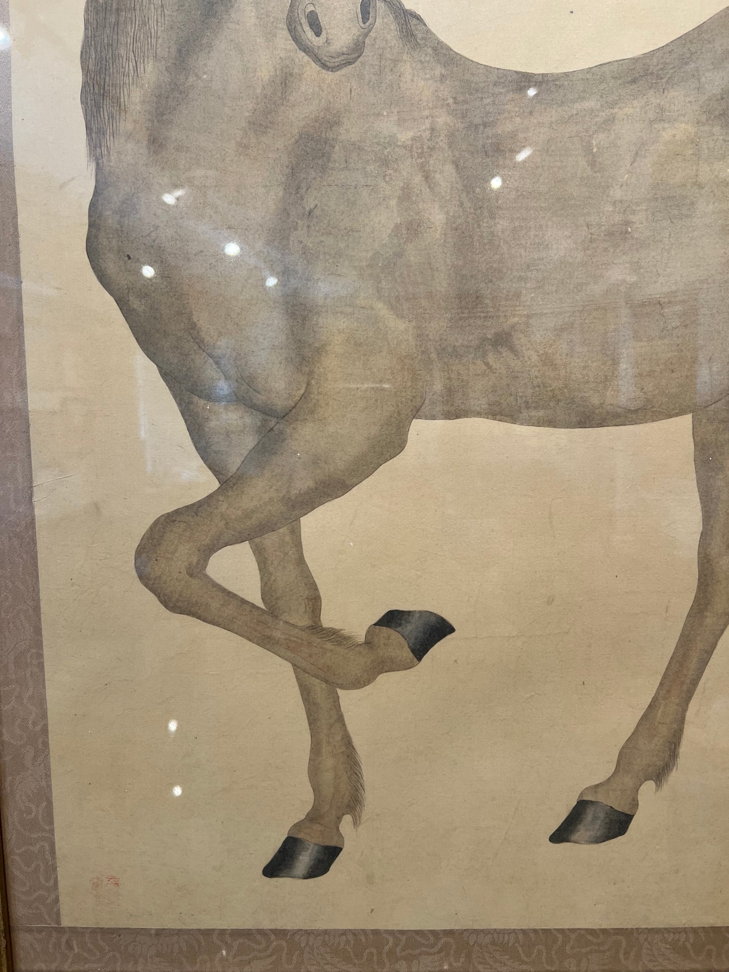 Print by Guiseppe Castiglione