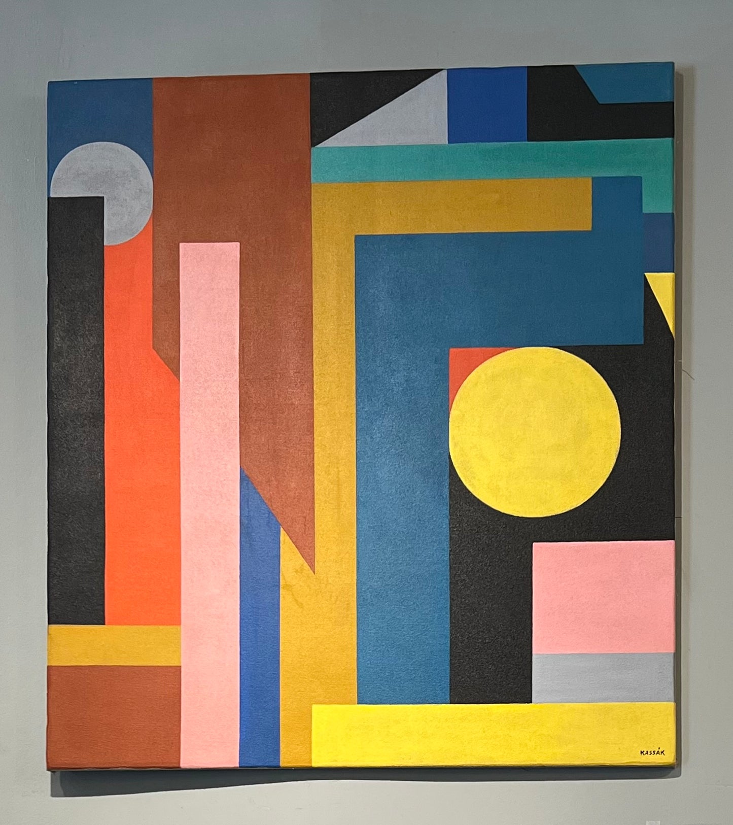 Painting by Lajos Kassak