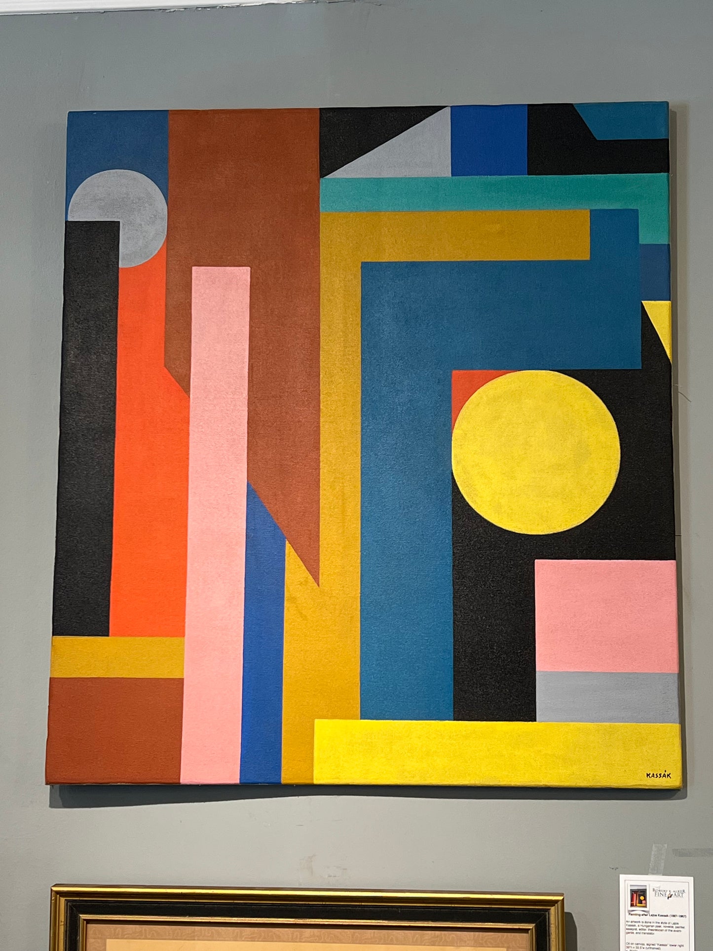 Painting by Lajos Kassak