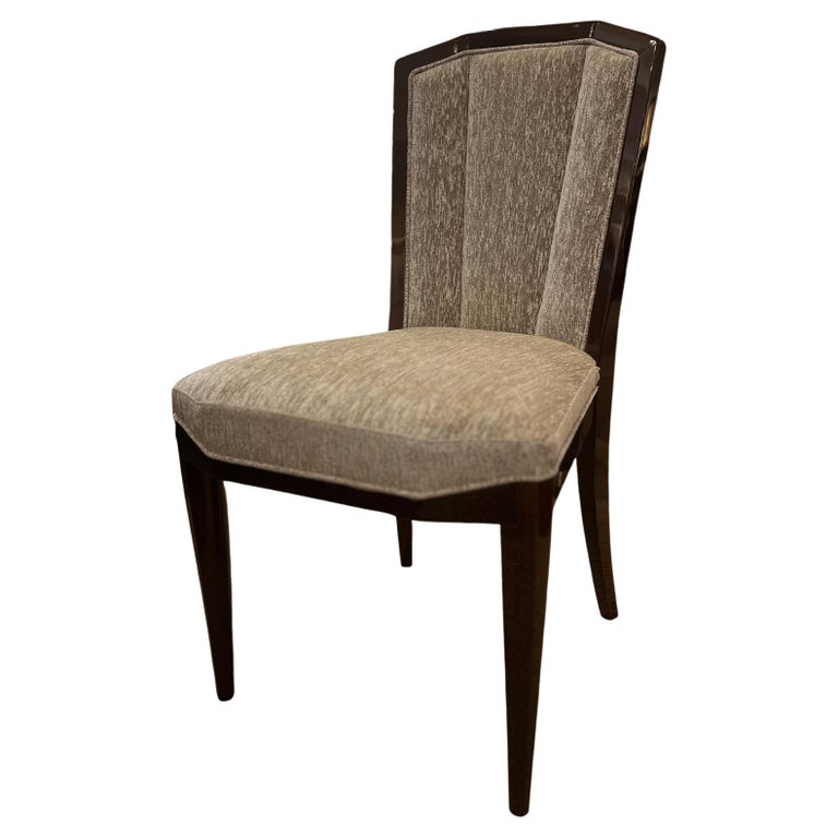 Art Deco French Dining Room Chair in Walnut