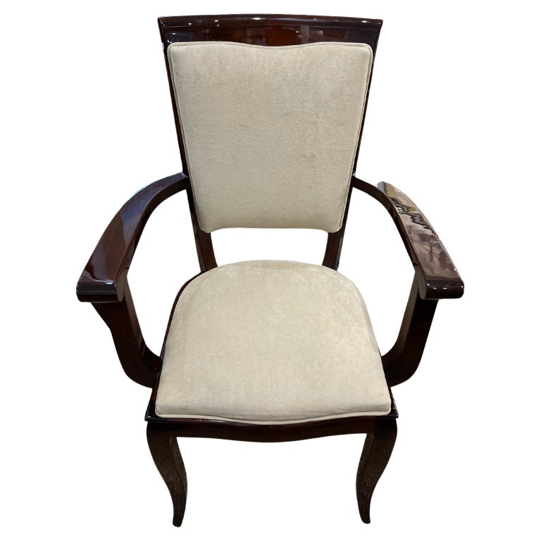 Art Deco French Chair is Beech Wood