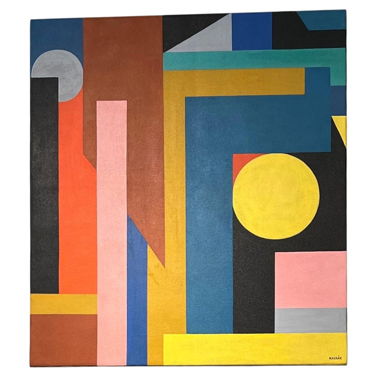 Painting by Lajos Kassak