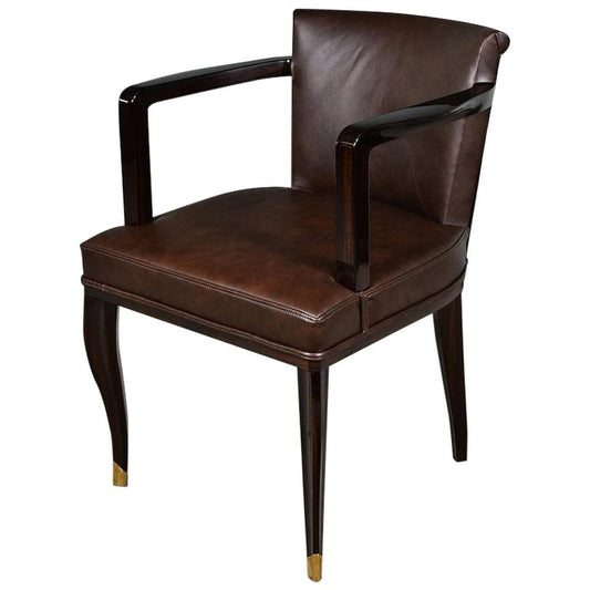 Art Deco Hungarian Office Chair in Walnut