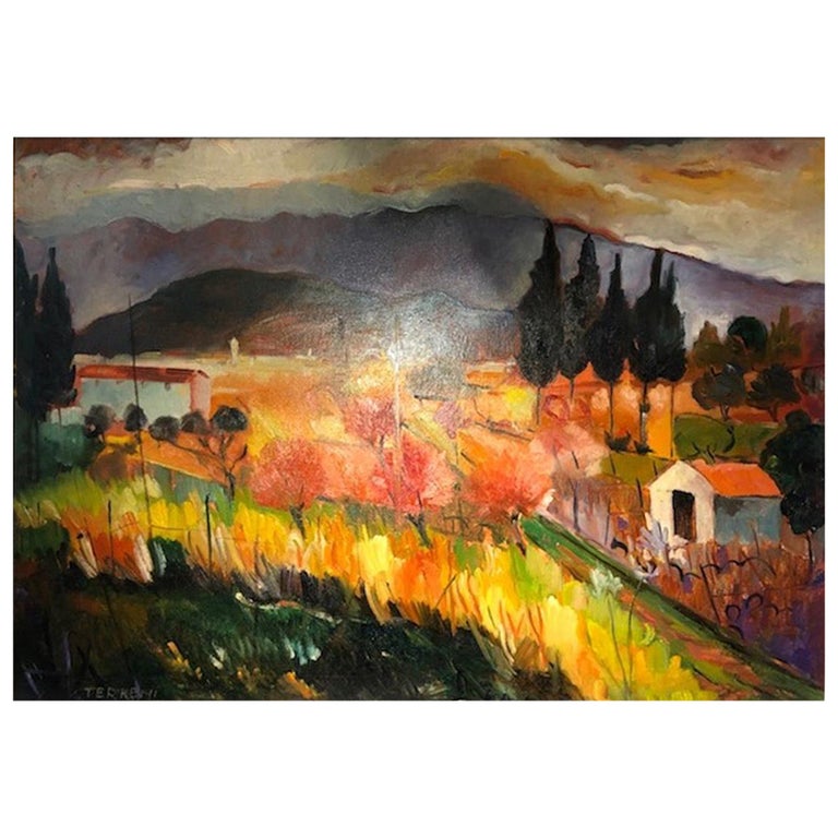 Gino Terreni (1925-2015) painting