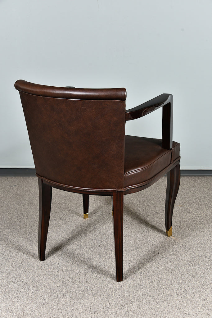 Art Deco Hungarian Office Chair in Walnut