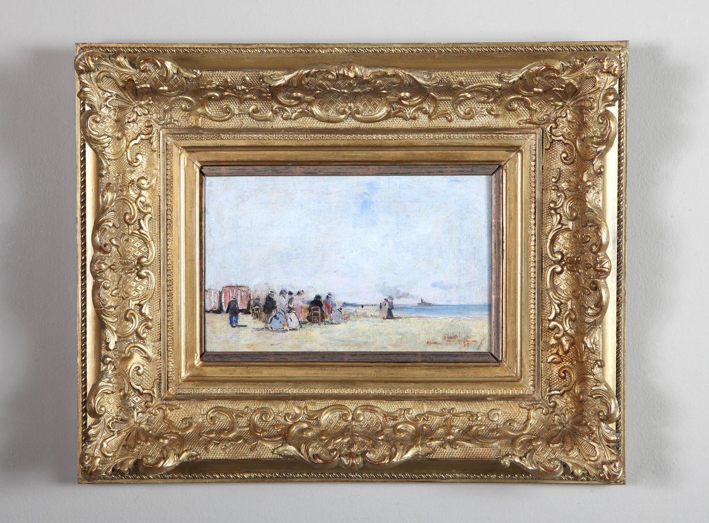 Francois Gall - Scène de plage à Trouville
