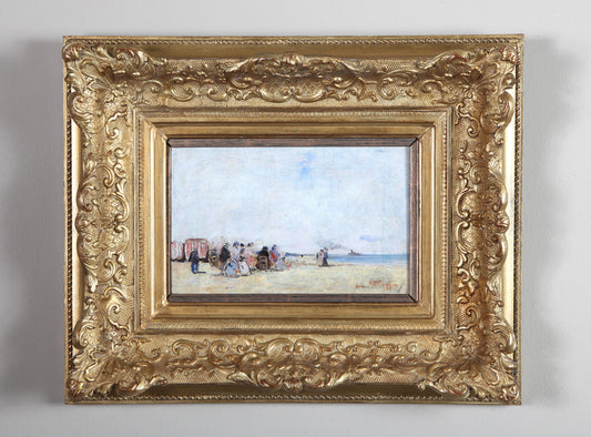 Francois Gall - Scène de plage à Trouville