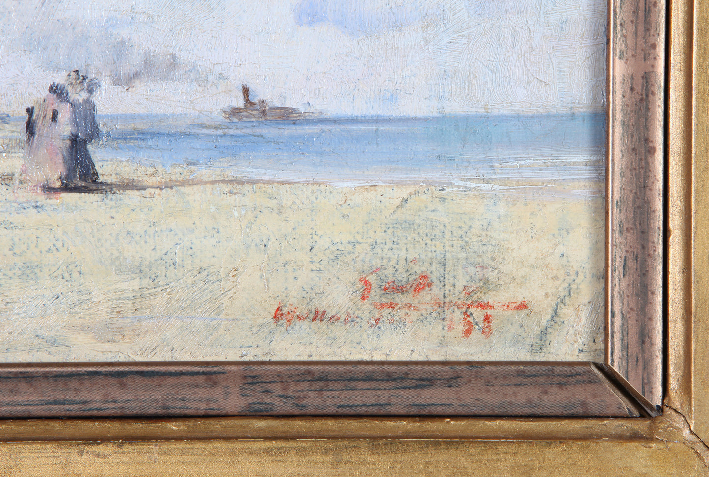 Francois Gall - Scène de plage à Trouville