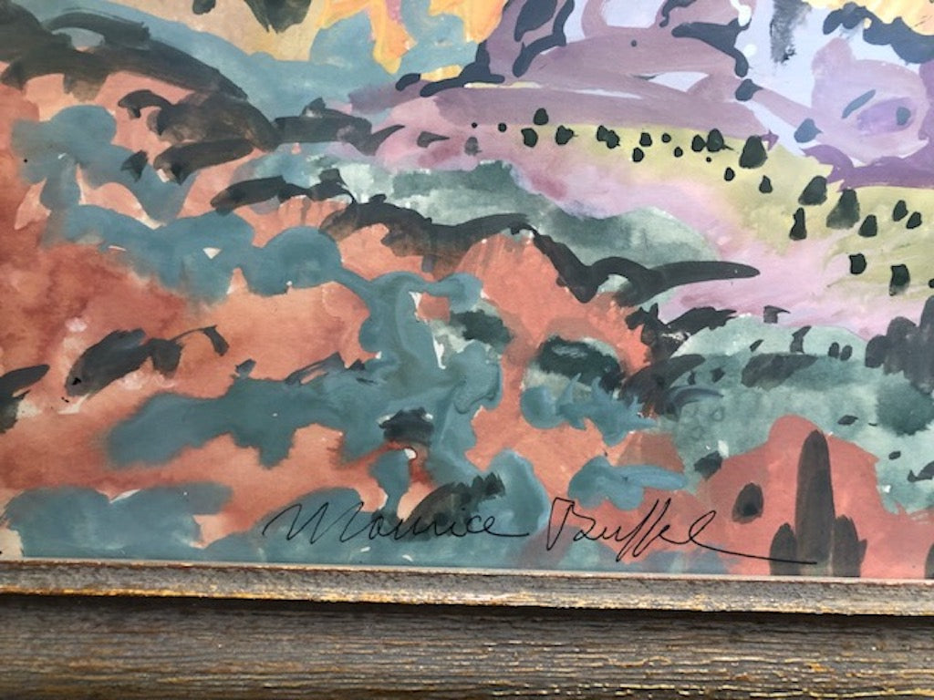 Art work by Maurice Buffet (1909-2000)