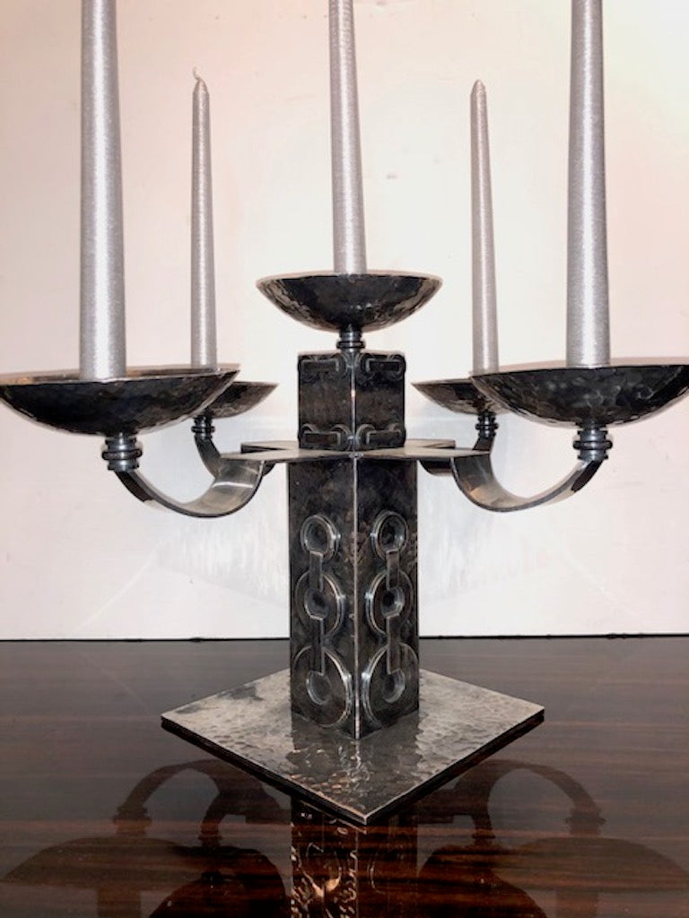 Pair of Candle Holders done by Jean Despres
