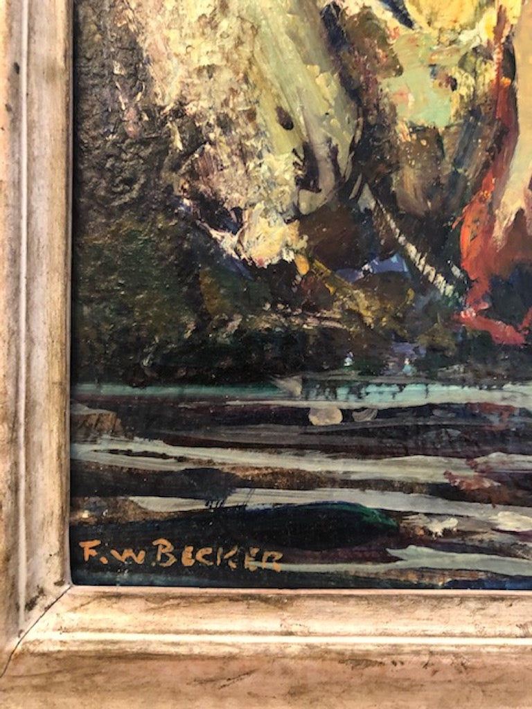 Frederick W. Becker painting