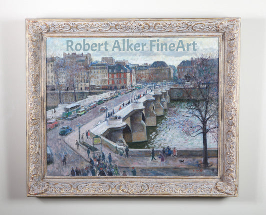 Francois Gall - Le Pont Neuf a Paris Painting